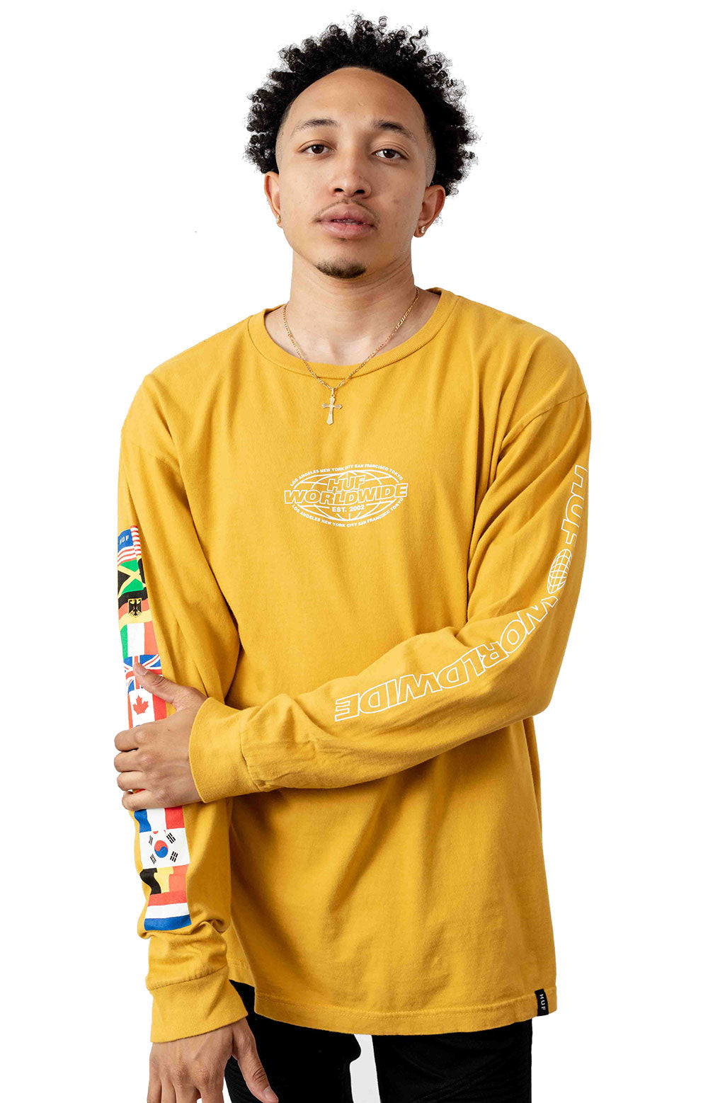 World Tour L/S Shirt - Sauterne
